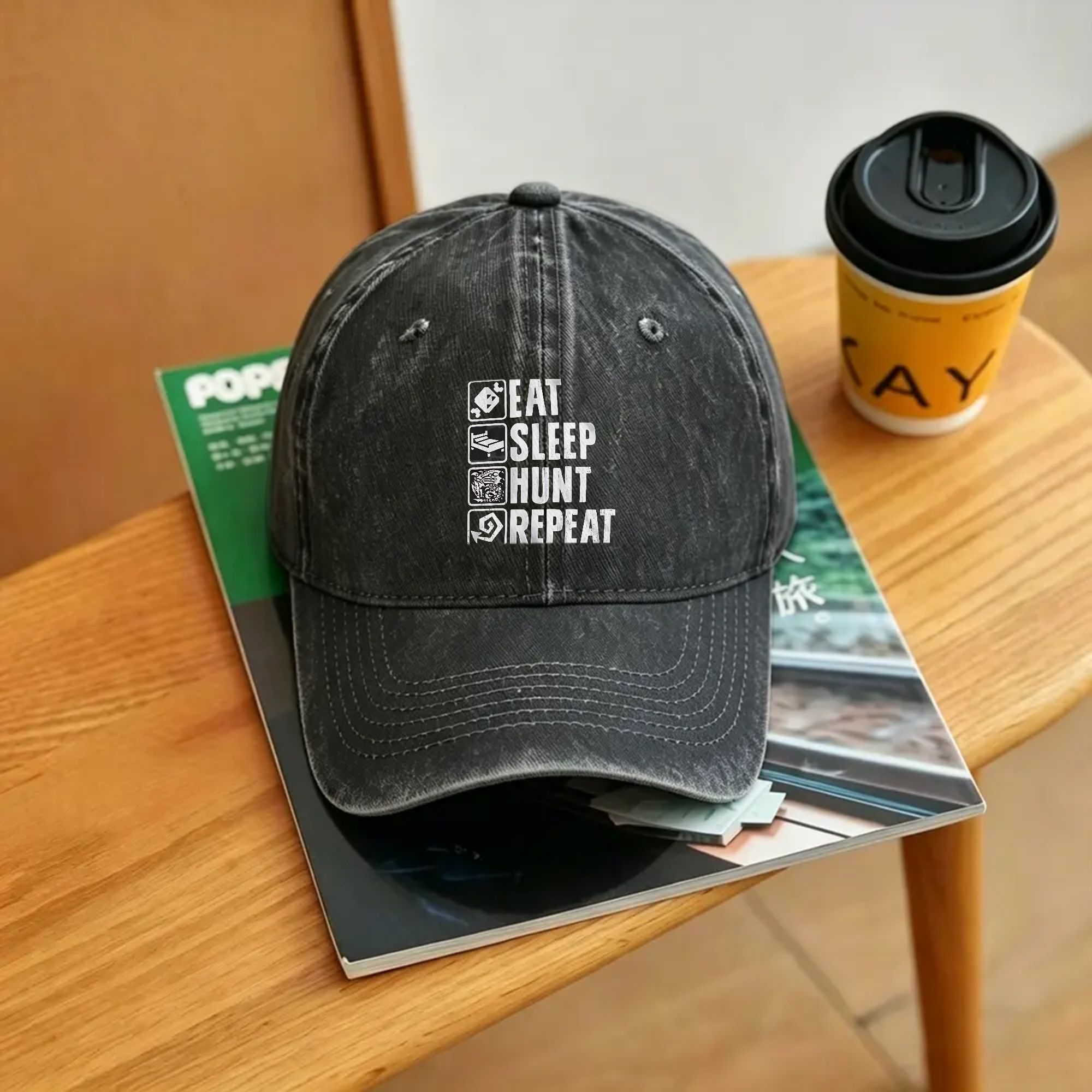Retro Gaming Ideas - Monster Hunter Eat Sleep Hunt Repeat