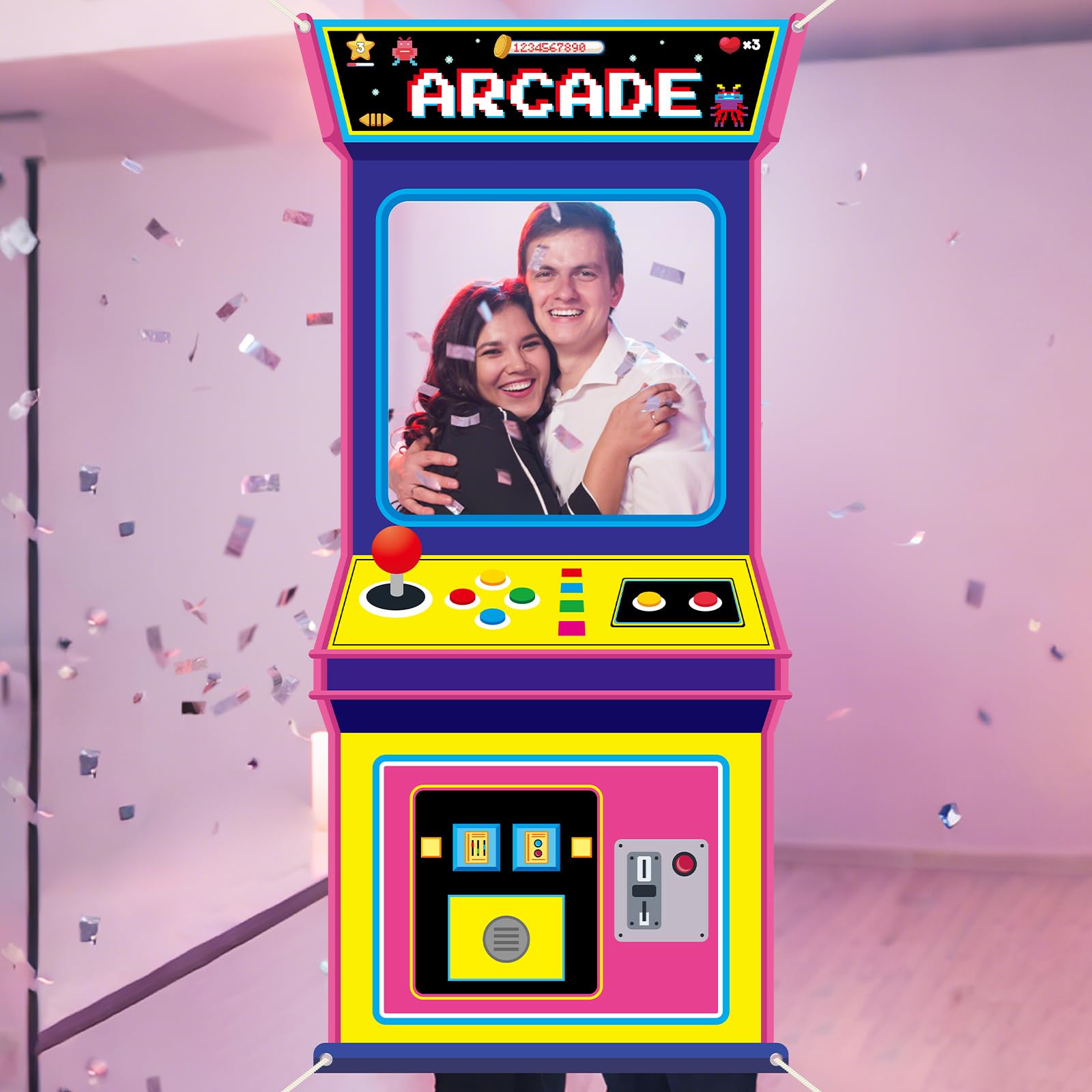 Retro Video Gaming Fabric Arca - Retro Gaming Banner recension och pris