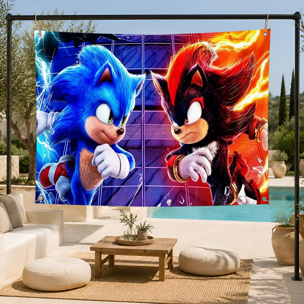 Retro Game S-Sonic Hedgehog Fl - Retro Gaming Banner recension och pris