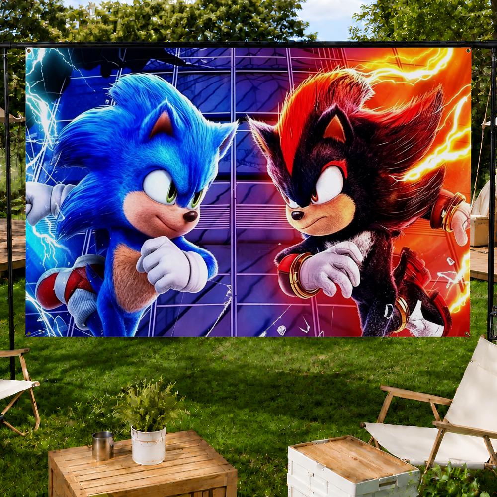 Retro Game S-Sonic Hedgehog Fl - Retro Gaming Banner recension och pris
