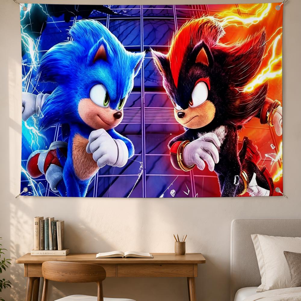 Retro Game S-Sonic Hedgehog Fl - Retro Gaming Banner recension och pris