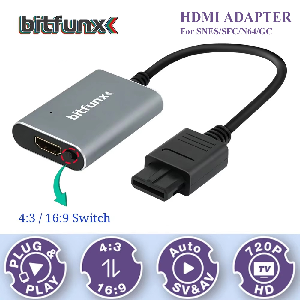 Bitfunx 720P Svideo / AV To HD - Retro Gaming Pro recension och pris