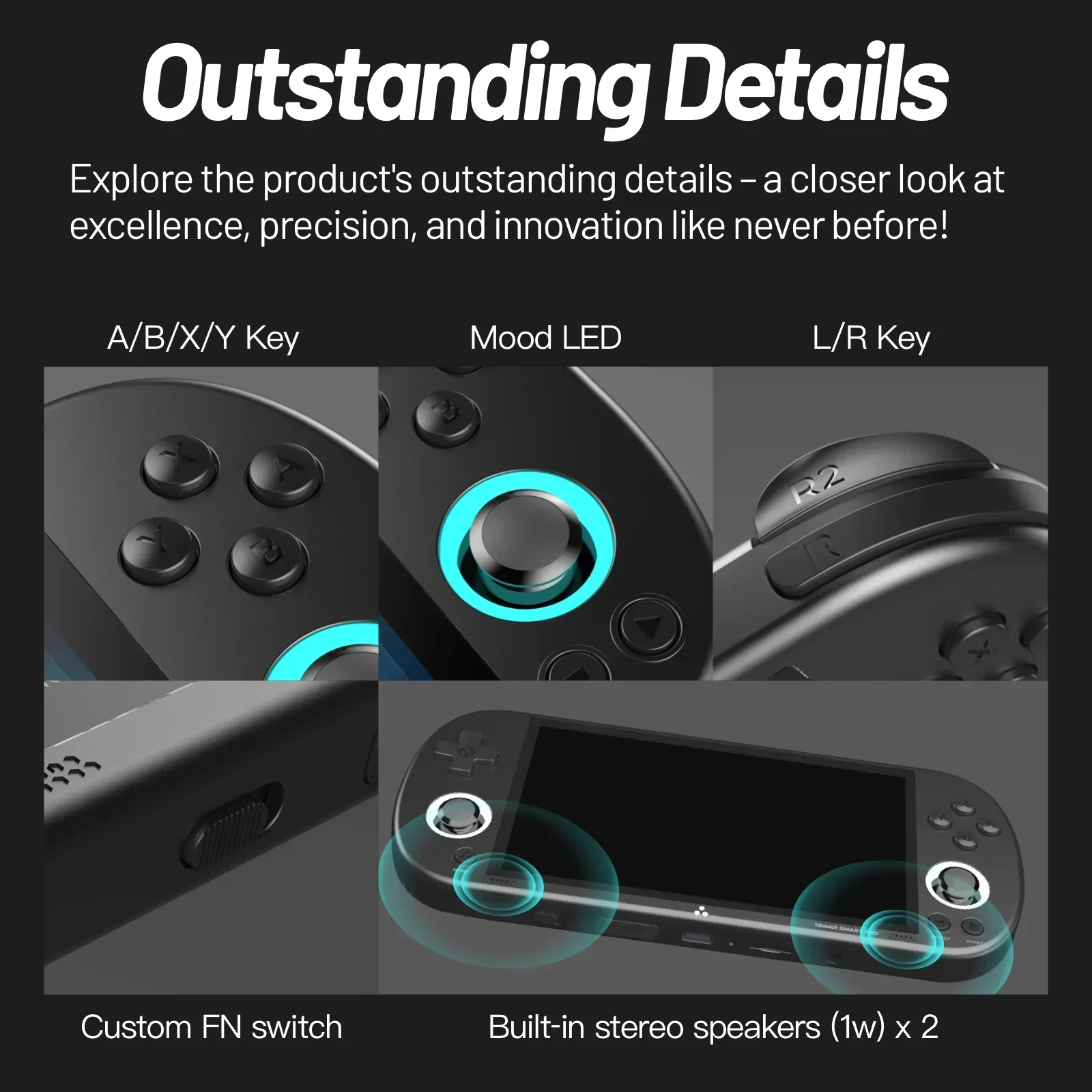 TRIMUI SMART PRO Handheld Game - Retro Gaming Pro recension och pris