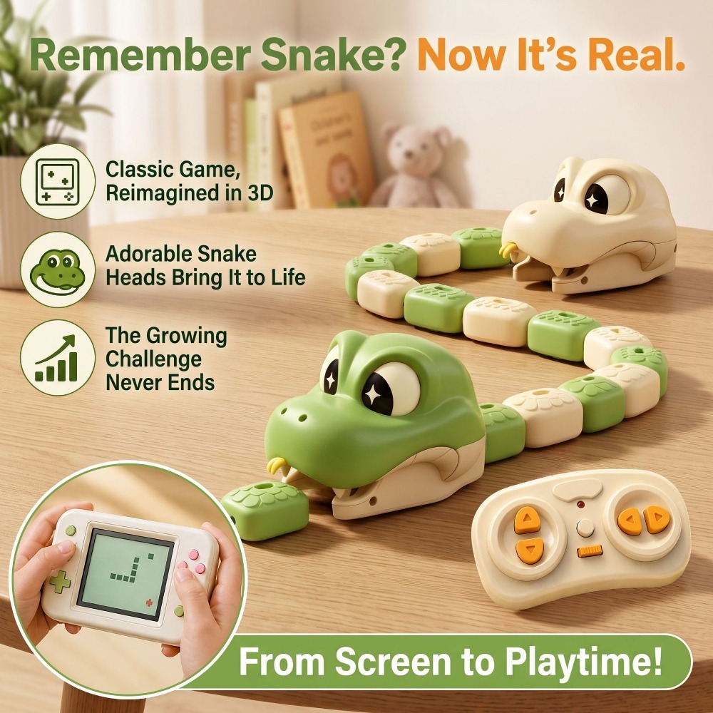 Dual Player RC Magnetic SnakeT - Retro Gaming Phone recension och pris