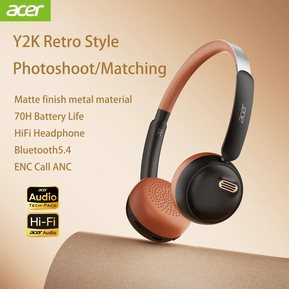 Acer OHW111 Bluetooth Headphon - Retro Gaming Headset recension och pris