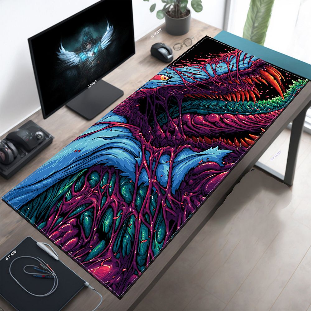 Japan Red Mouse Pad Neon Gore  - Retro Gaming Desk recension och pris