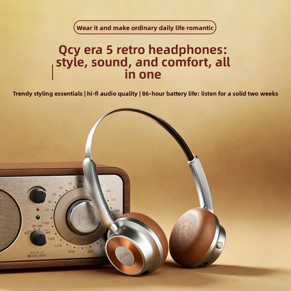 Retro Over Ear Wireless Blueto - Retro Gaming Headset recension och pris