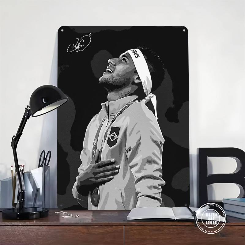 Neymar Jr. Portrait Poster Cus - Retro Gaming Desk recension och pris