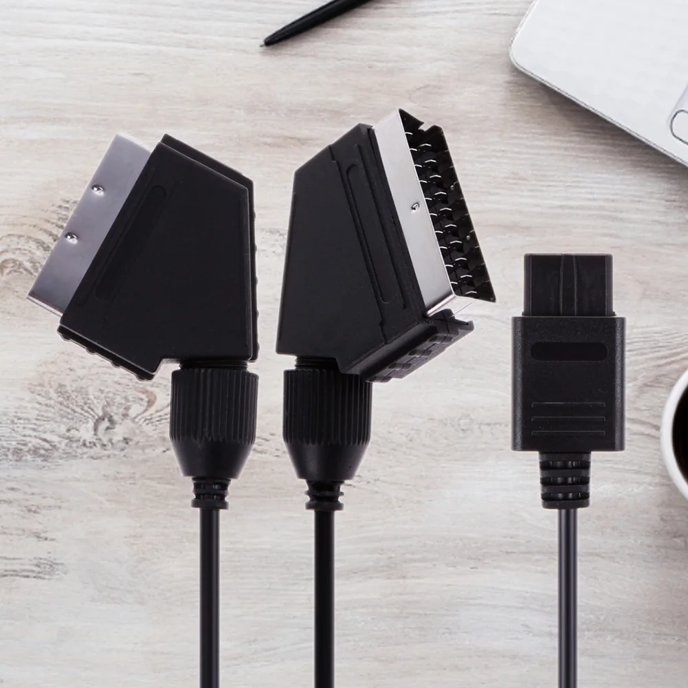 1.8m RGB Video AV A/V TV Scart - Retro Gaming Cables recension och pris