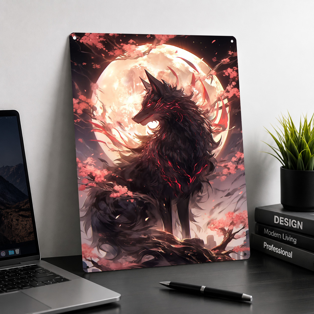 Black Sakura Kitsune 3D Printe - Retro Gaming Desk recension och pris