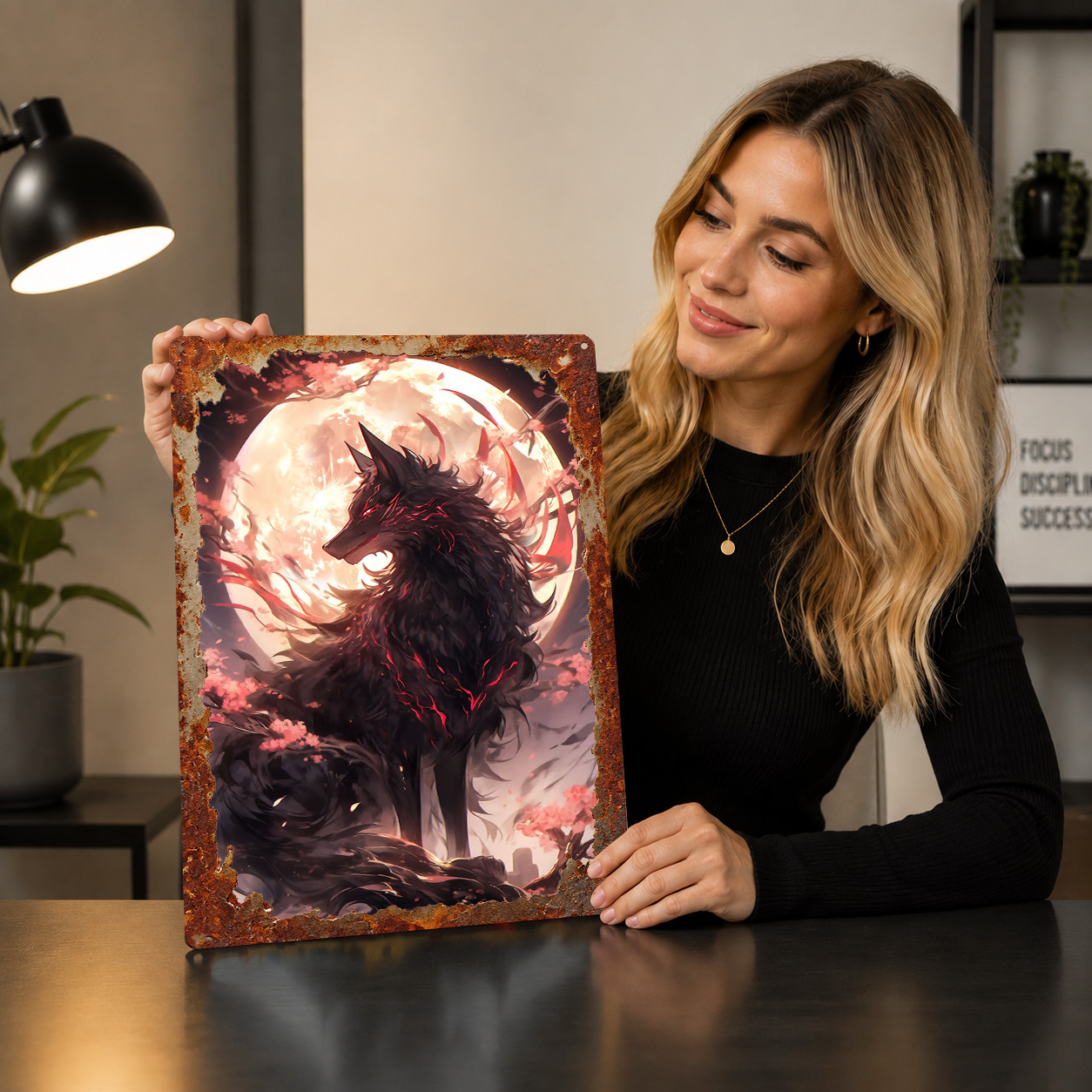 Black Sakura Kitsune 3D Printe - Retro Gaming Desk recension och pris
