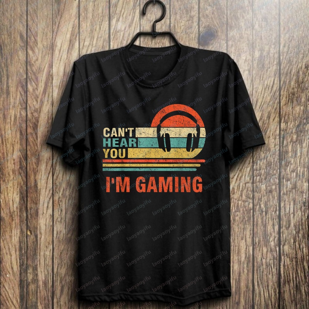 Funny Gamer Gift Headset Can't - Retro Gaming Headset recension och pris