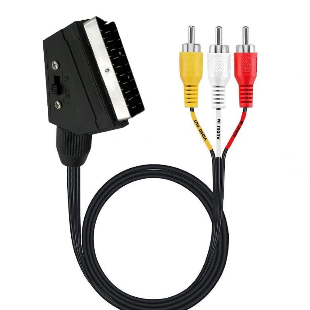 Scart To 3Rca Adapter Cable Sw - Retro Gaming Cables recension och pris