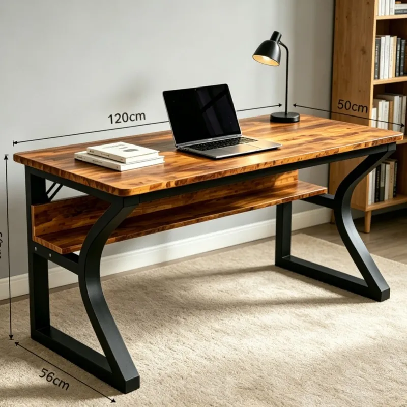 Retro Wrought Iron Computer De - Retro Gaming Desk recension och pris