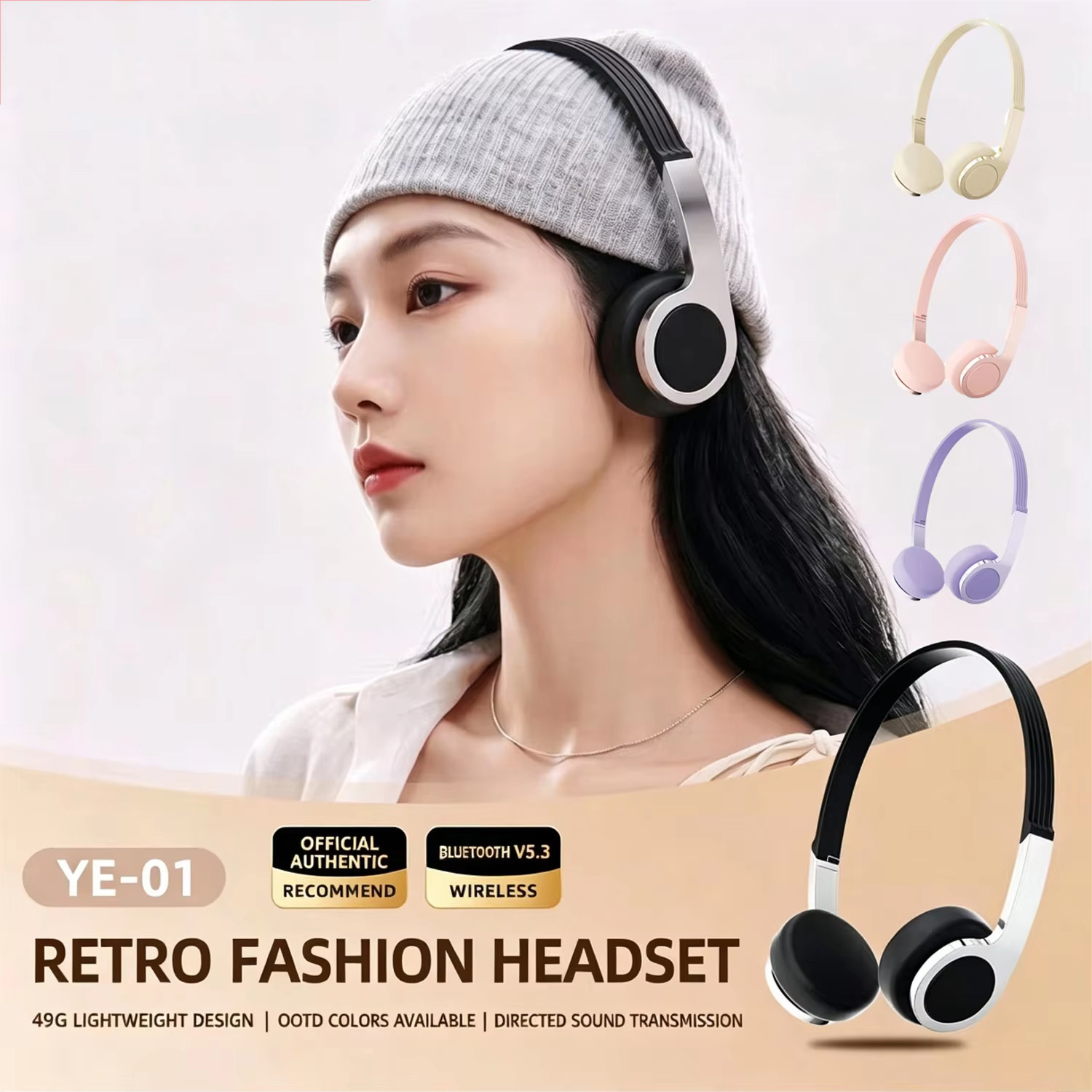 New Retro Compact Over-Ear Blu - Retro Gaming Cables recension och pris